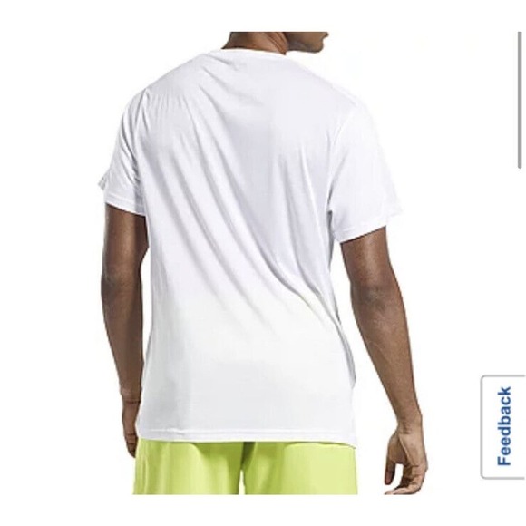 NWT 2XL XXL Reebok Mens Crew Neck Short Sleeve Swim T-Shirt Loose - Picture 3 of 3